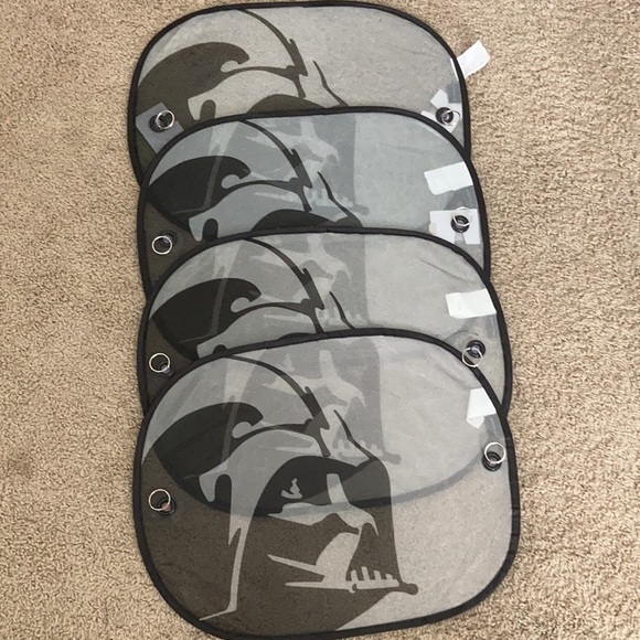 Star Wars Darth Vader 4 Piece Side Window Mesh Sunshade - Picture 2 of 9